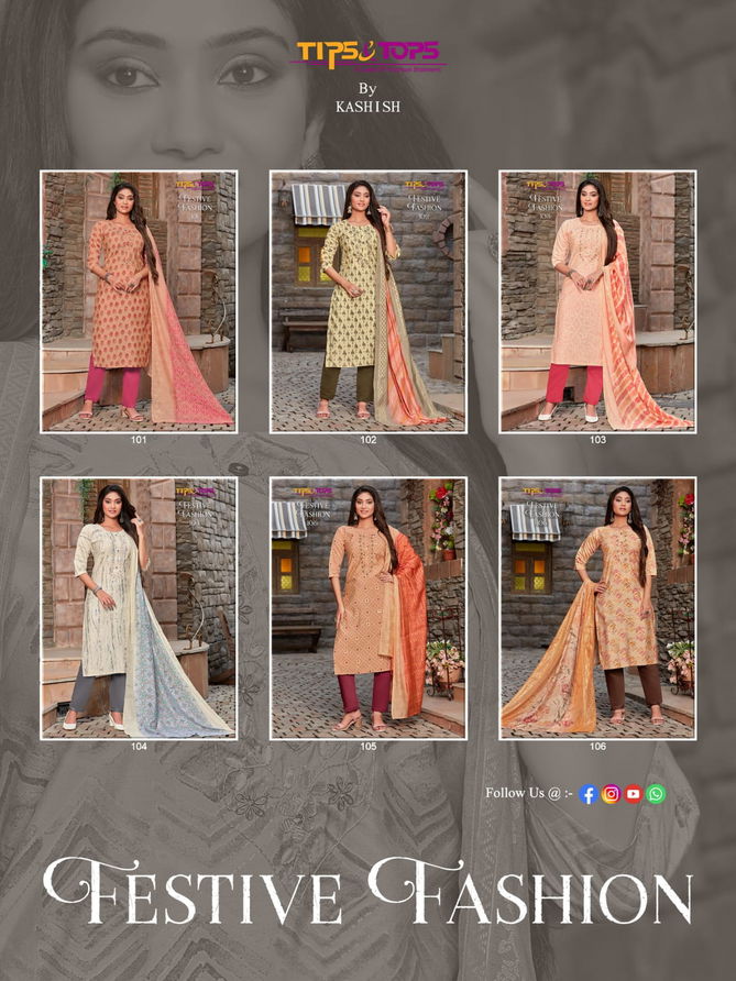 Tips And Tops Festive Fashion Readymade Salwar Suits Catalog